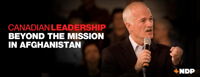 Canadian leadership beyond the mission in Afghanistan.