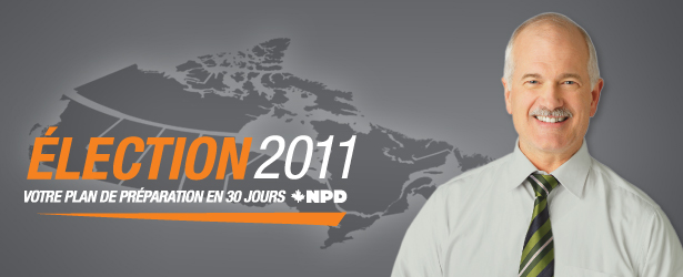 Élection 2011: Lettre de Jack Layton