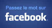 Passez le mot sur facebook.