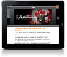 NDP App for iPad