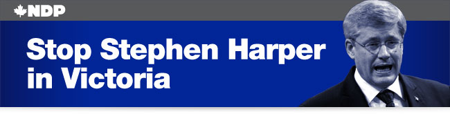 Stop Stephen Harper in Victoria